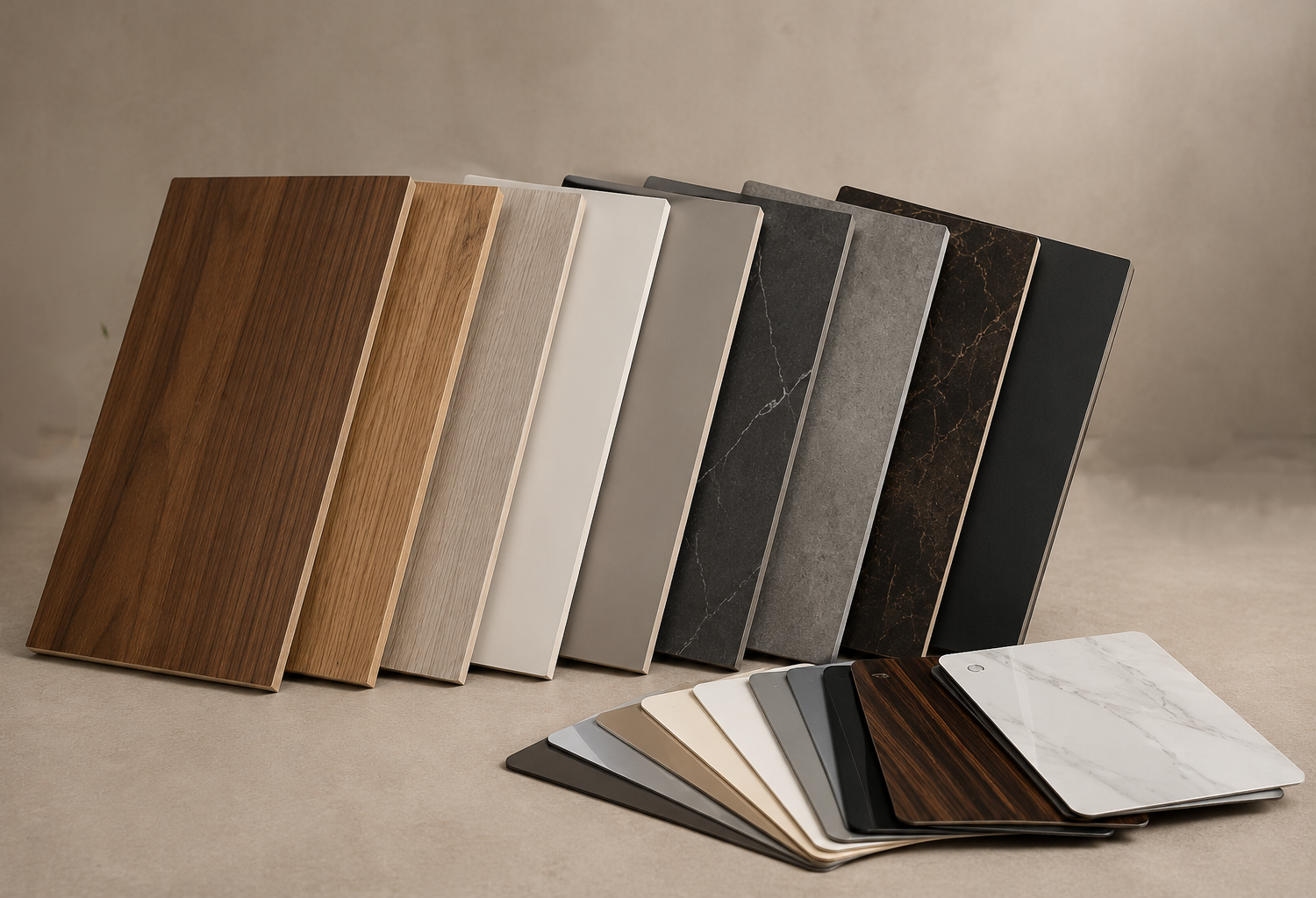 Laminate and veneer wood texture
